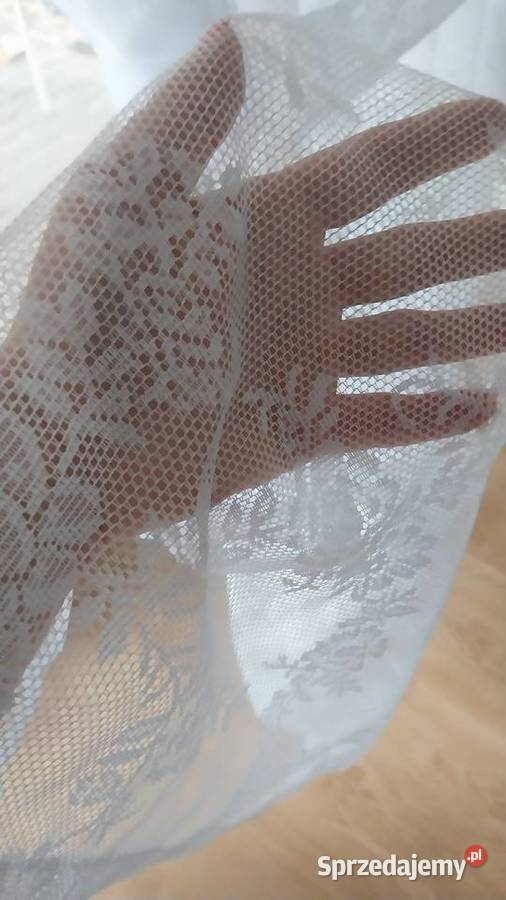 Firanka ażurowa koronkowa podwiazywana 500x220 Częstochowa
