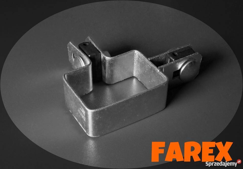 Obejmy do paneli ogrodzeniowych 80x40 słupki Łubniany