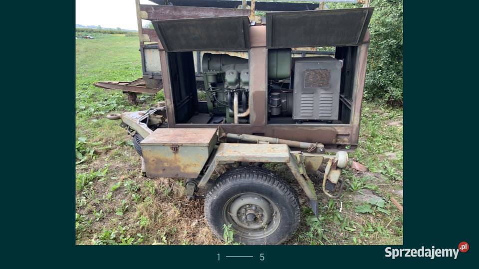 Agregat wojskowy PAD8 DIESEL 8KW Rok produkcji 1995 Maszyny budowlane zachodniopomorskie Stargard