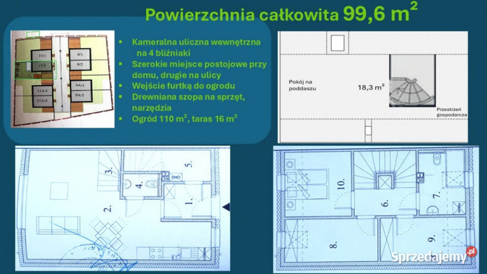 Gotowy do wprowadzenia się DOM bliźniak W bliźniak Żórawina
