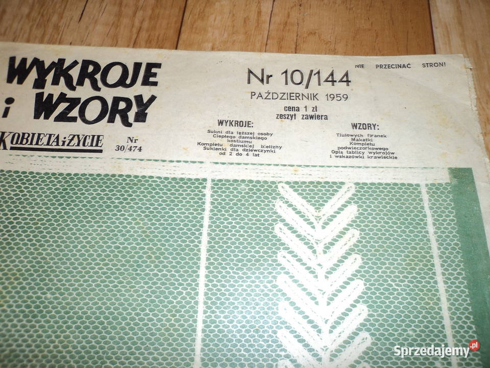 Wykroje i wzory Kobieta i życie 6 Nowy Sącz
