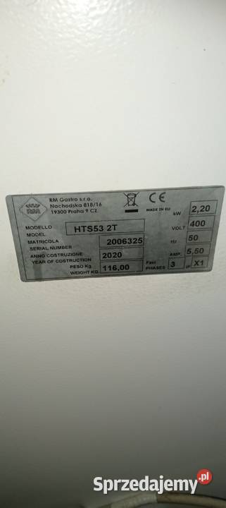 Sprzedam mieszarke spiralna 50l Jasienica sprzedam