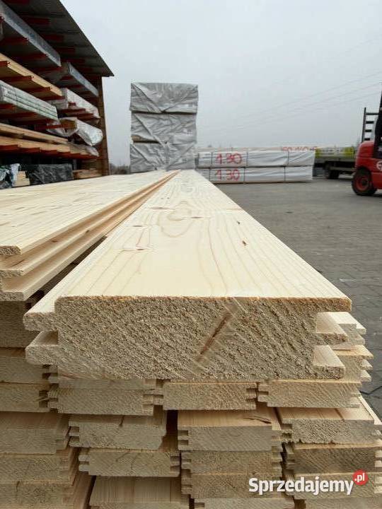 Deska elewacyjna drewniana świerkowa KL C Prusice