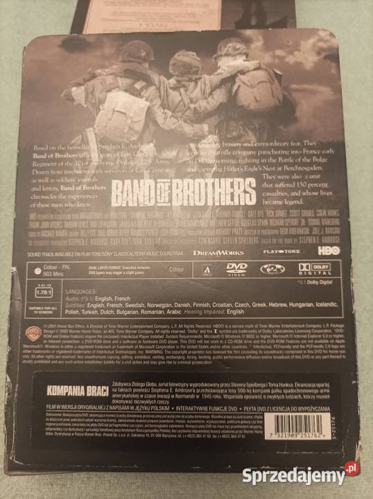 Mini serial na DVD Band of Brothers Kompania 3 i więcej Warszawa