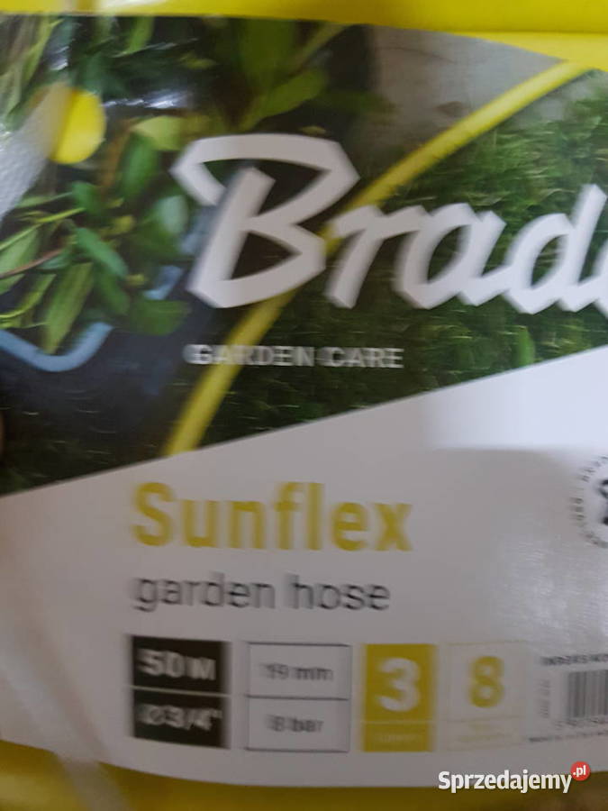 Wąż Ogrodowy do wody 34 cala 50 metrów żółty