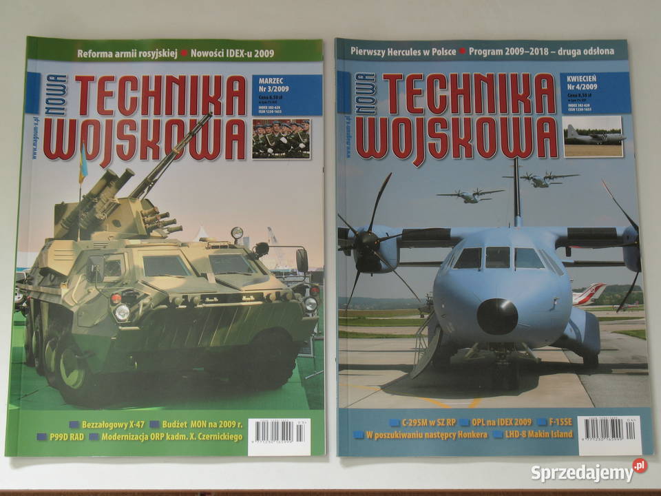 Technika Wojskowa 17 i 912 rocznik 2009 Wojsko i militaria