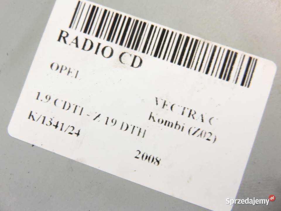 RADIO OPEL VECTRA C Kombi Z02 13253511