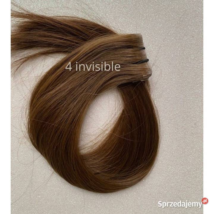 Włosy Tape On 42 Kolor Czekolada 4 100 naturalne Katowice