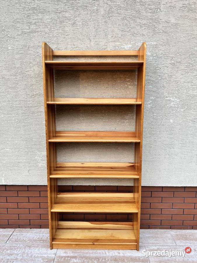 Regał sosnowy drewniany biblioteczka półki na Półki Warszawa