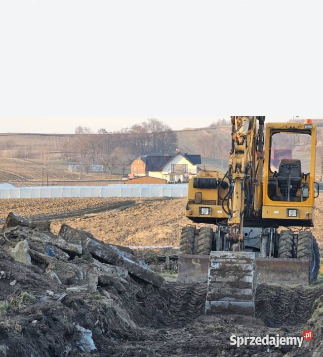 Usługi koparką budowa stawów i zbiorników Adamówka usługi budowlane