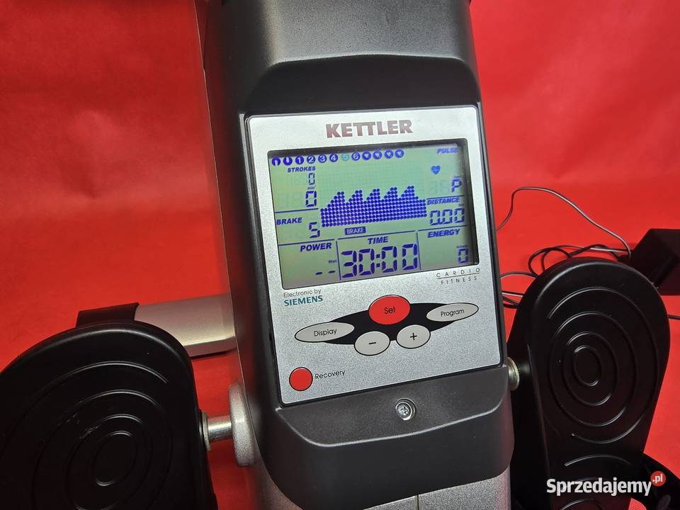 Piękny Mocny Wioślarz KETTLER COACH E ergocoach Sprzęt do ćwiczeń sprzedam