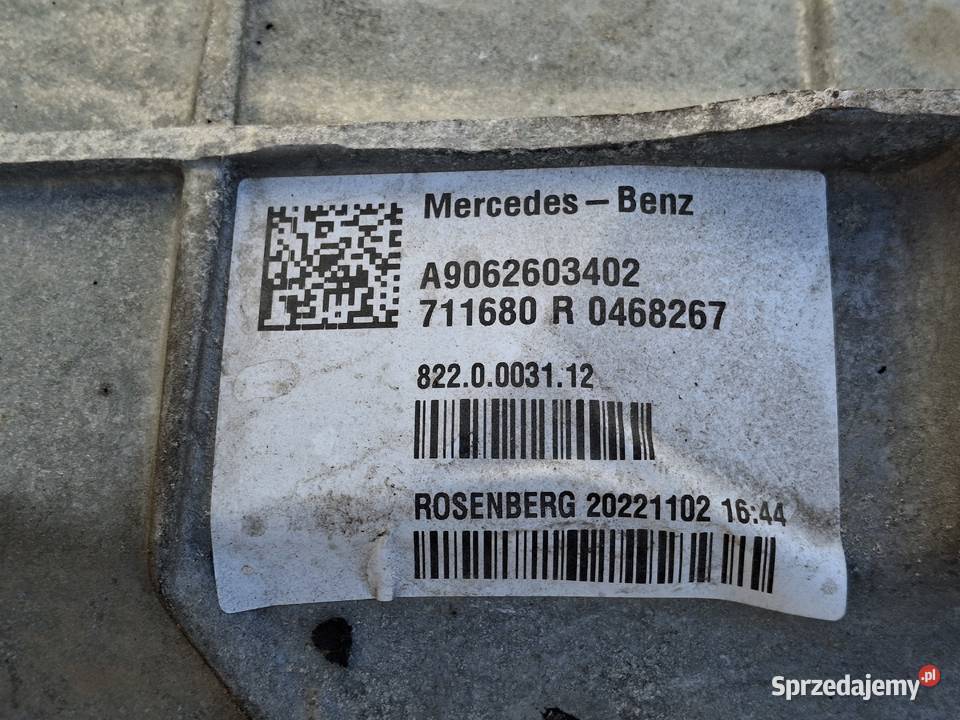 MERCEDES SPRINTER W907 W910 SKRZYNIA BIEGÓW Bieleń