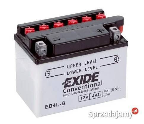Akumulator motocyklowy EXIDE EB4LB YB4LB 12V 4Ah Zakopane