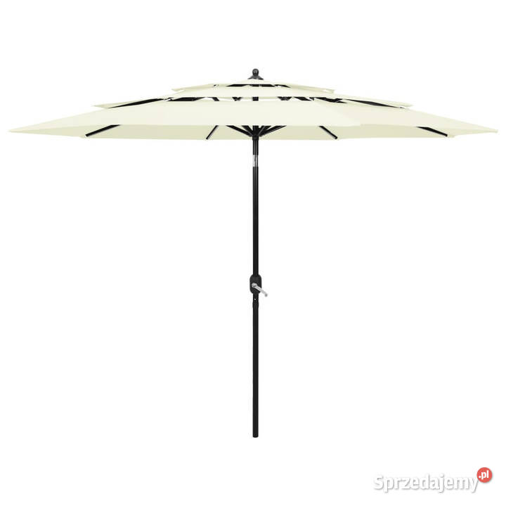 3poziomowy parasol na aluminiowym słupku Pozostałe Warszawa sprzedam