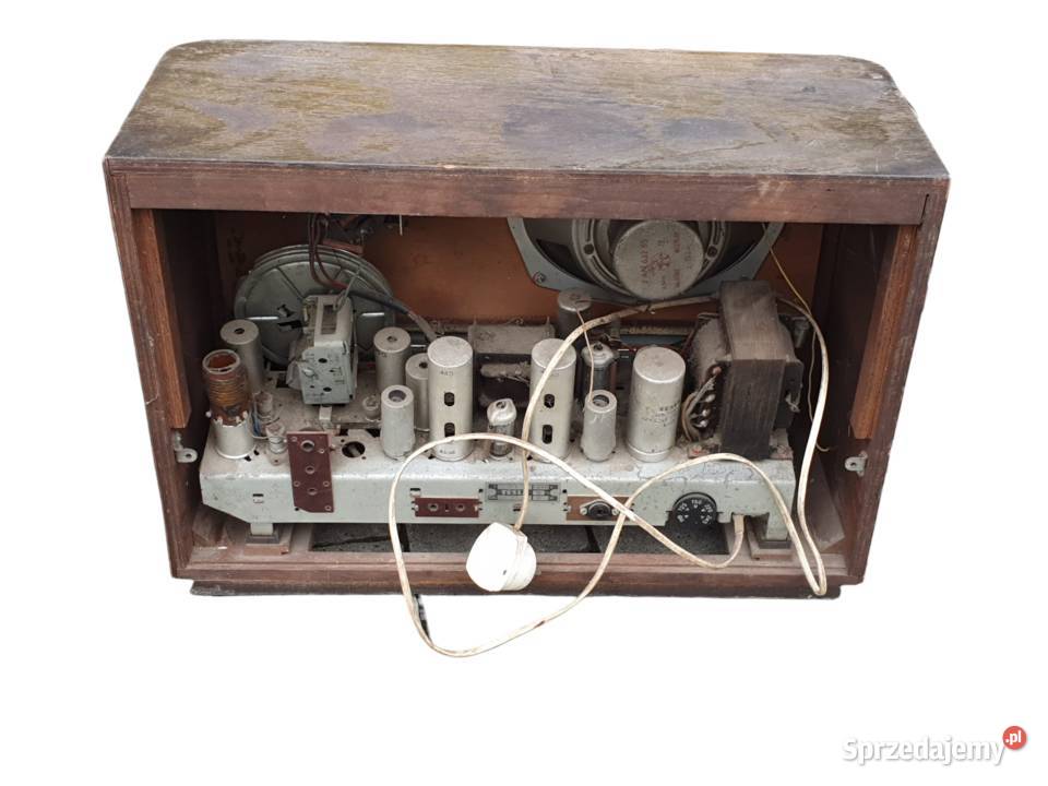Stare Czechosłowackie Radio TESLA 521A drewno Cieszyn
