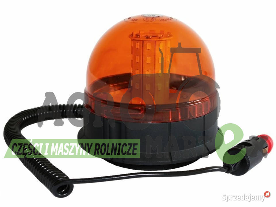 LAMPA BŁYSKOWA OSTRZEGAWCZA 1224V LED na magnes dolnośląskie Wichrów