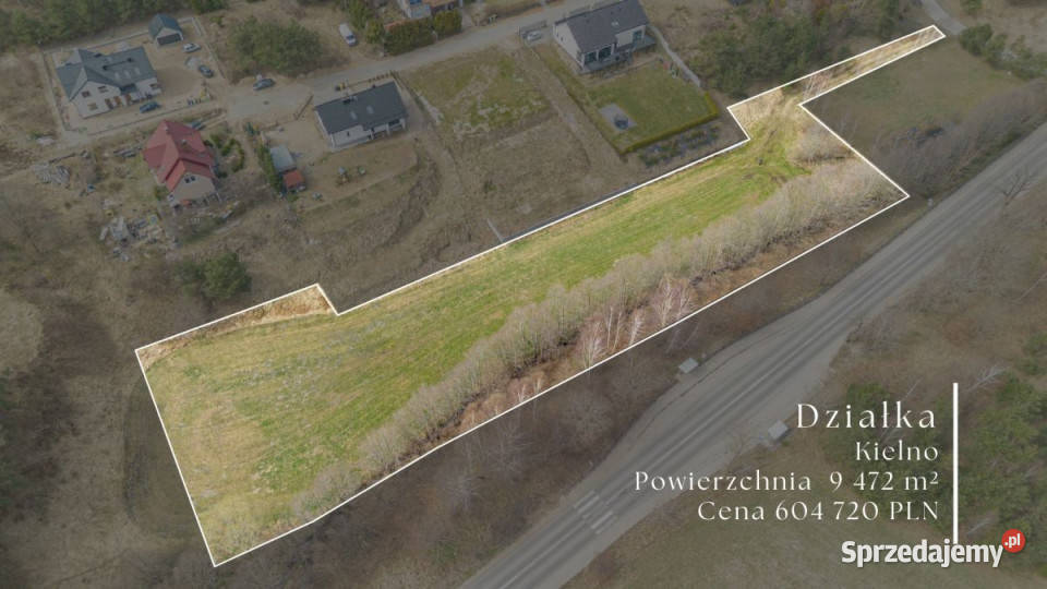 sprzedaży działki Kielno 9472m2 budowlana