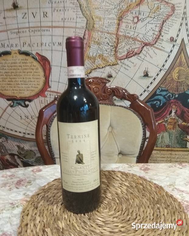 Butelka z wina Włoskiego IL TERMINE region Lesznowola sprzedam