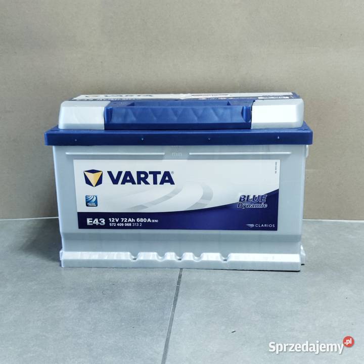 VARTA Blue Dynamic E43 12V 72Ah/680A Akumulatory samochodowe