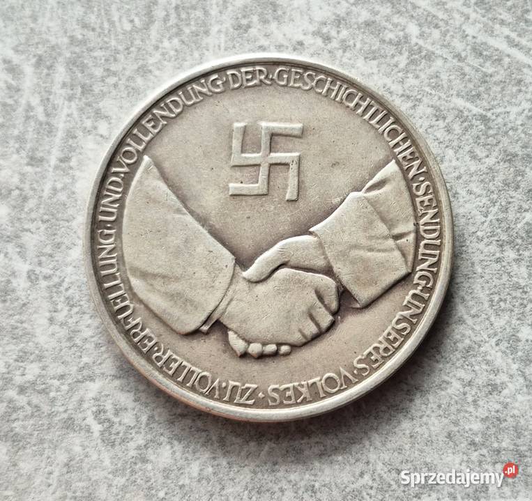 1 NIEMCY III Rzesza medal 1934 r Wola Kruszyńska