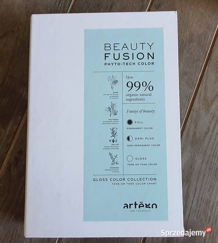 Karta kolorów farb fryzjerskich ARTEGO BEAUTY Wyposażenie salonów Bydgoszcz