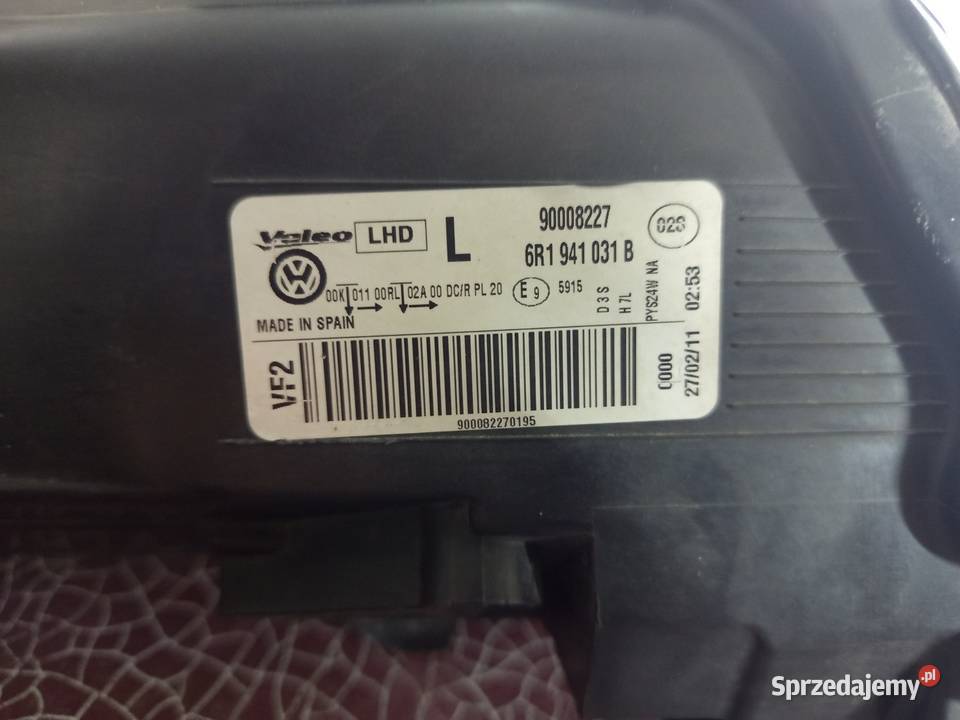 Lampa przednia VW Polo 5 Xenon osobowe dolnośląskie Bolesławiec