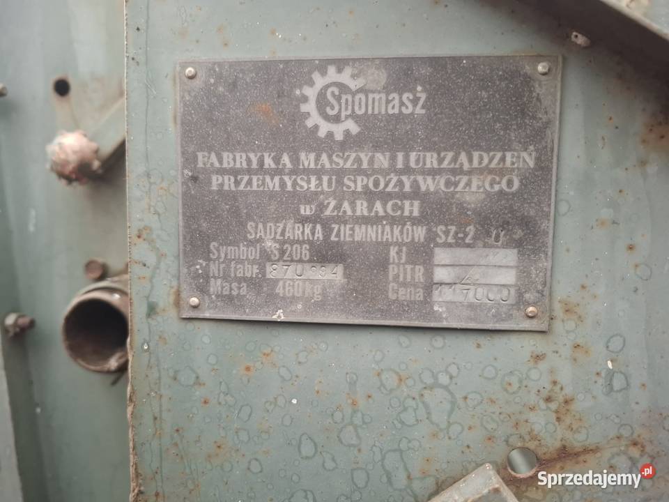 Sadzarka do ziemniaków dwurzędowa Brzeziny