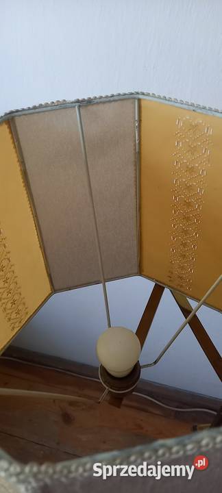 Mosiężna lampa podłogowa ze składanym ramieniem Skierniewice sprzedam