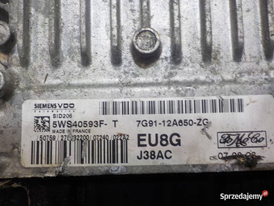 FORD S I MK1 20 TDCI 07r sterownik komputer Suków