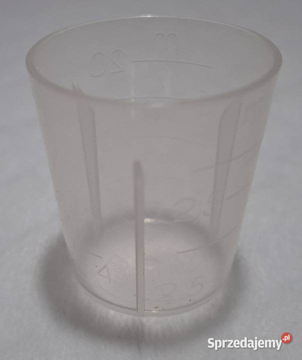 Kieliszek plastikowy miarka ml 120ml 35x4