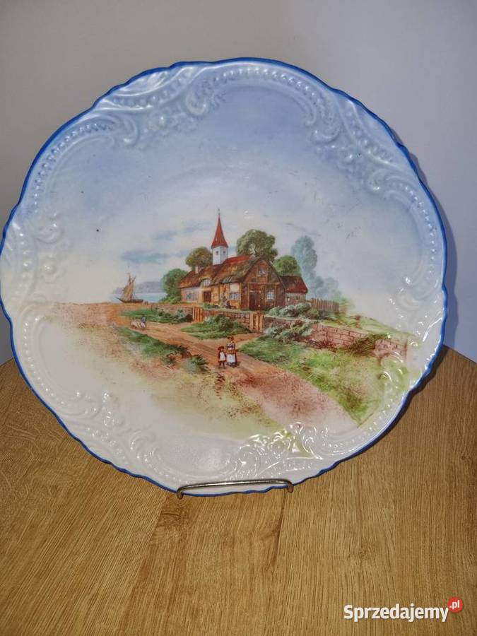 Stary Talerz Dekoracyjny Wola Podłężna