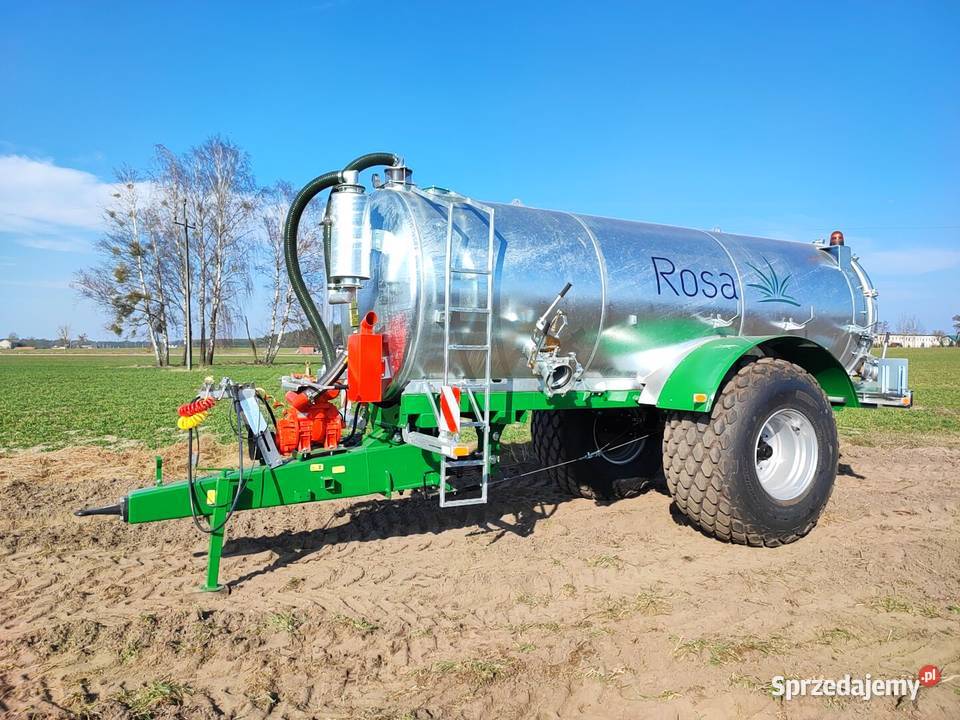 Wóz asenizacyjny ROSA 9R1 9000 litrów beczkowóz Goliaty