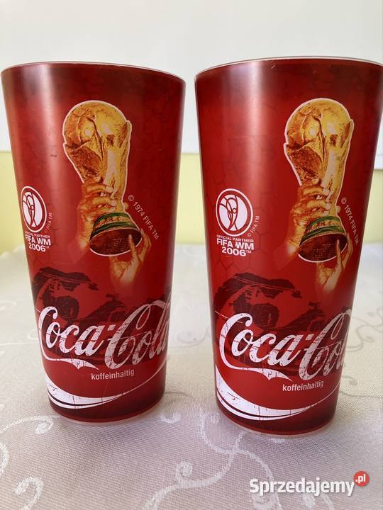 Kubki Coca Cola Vintage Mistrzostwa Świata czerwony śląskie Czerwionka-Leszczyny