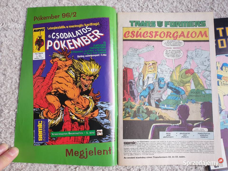 Trans Formers 2 komiksy w języku węgierskim