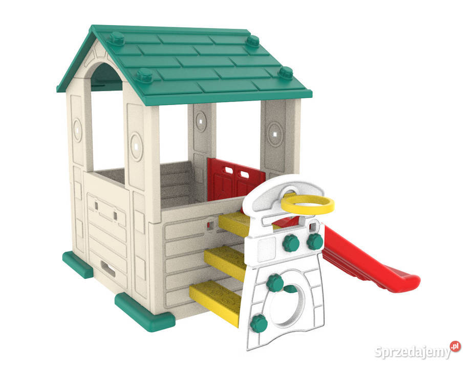 Domek ogrodowy dzieci ze zjeżdżalnią i Warszawa