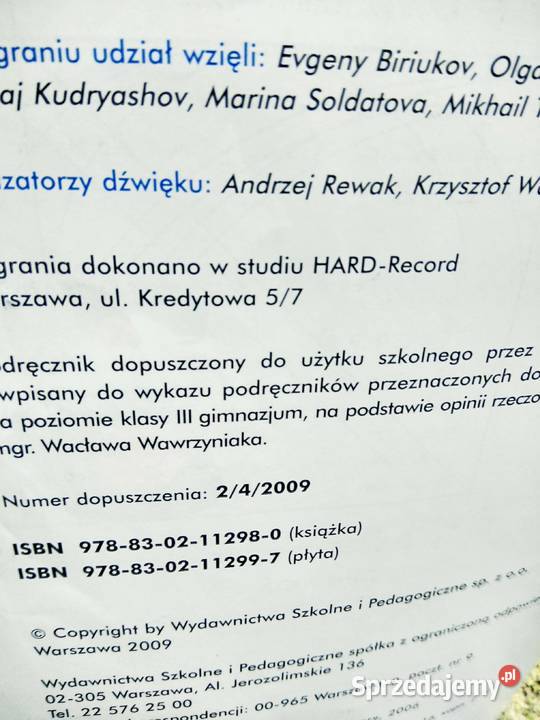 wremienia 3 kurs kontynuujących naukę podręcznik mazowieckie sprzedam