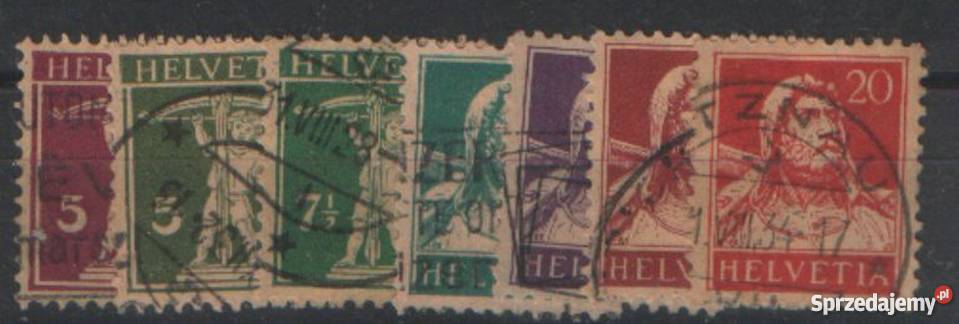 Zn Szwajcaria Mi 200 6 kas 1924 Filatelistyka Gliwice