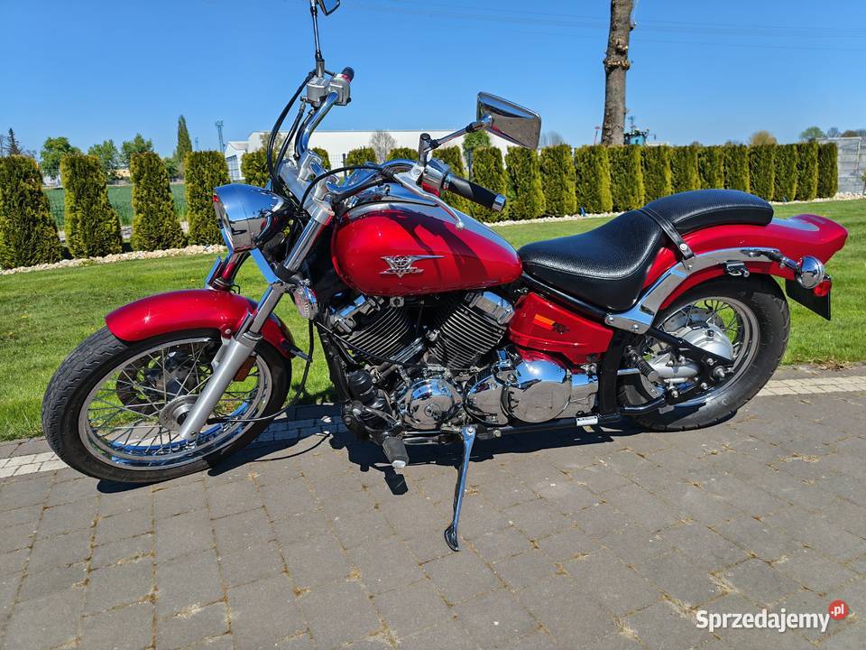 Motocykl Yamaha V Star 650 customs mały przebieg wielkopolskie Kościuszków