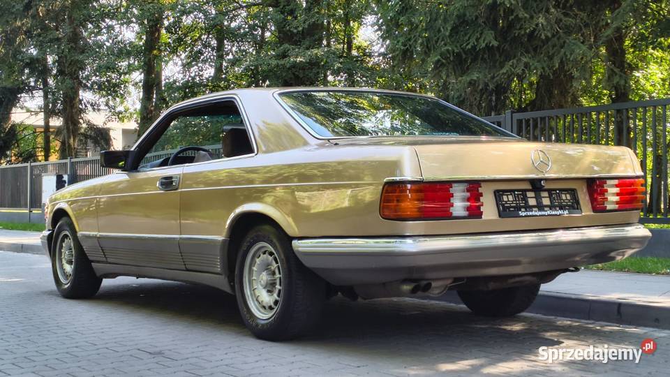 MERCEDESBENZ C126 380 SEC COUPE ZŁOTY METALIK sprzedam
