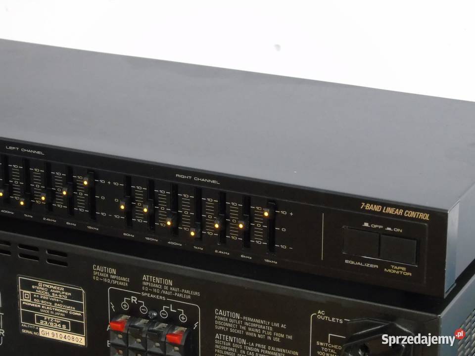 Korektor graficzny Pioneer GR333 sprawny DOSTAWA Jasło