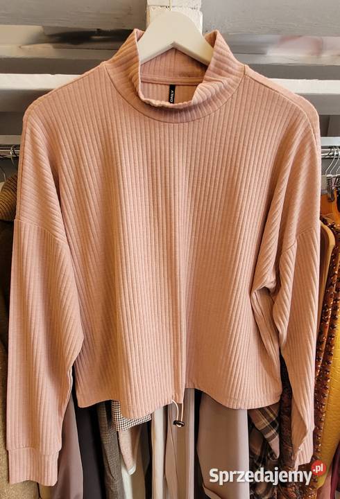 ONLY SWETER SWETEREK BLUZA PRĄŻKOWANA ŚCIĄGACZ Kalisz