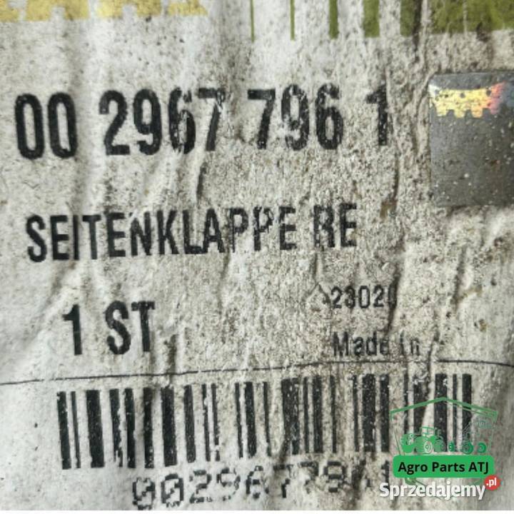 Osłona Pokrywa Boczna Prasa Claas 0029677961 J43 Ciechanowiec
