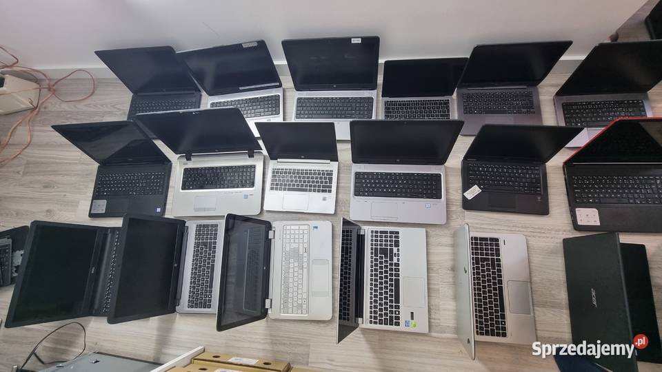 Pakiet 60 laptopów i5 i7345678 gen 8gb Dell Hp Głuchołazy