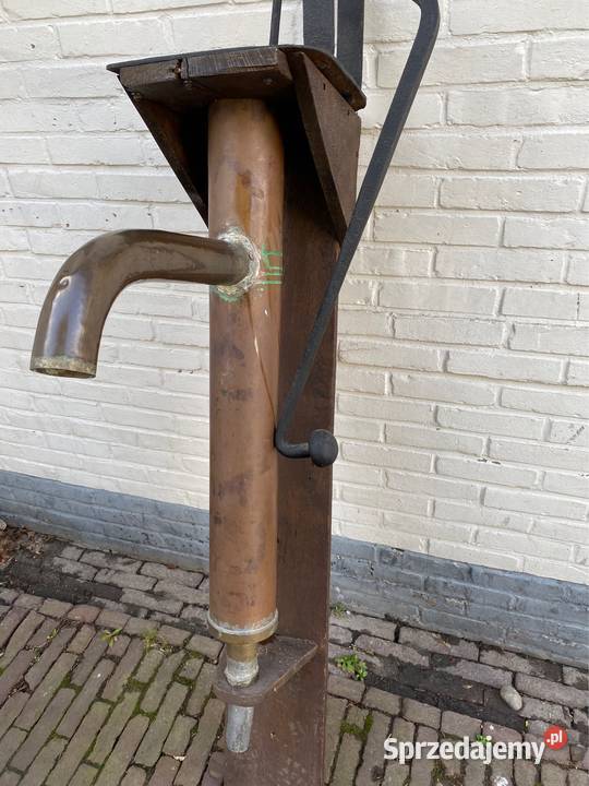 Stara wielka miedziana pompa wodna Bystrzyca Kłodzka