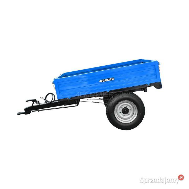 Przyczepa rolnicza jednoosiowa 15T z kiprem Tajęcina