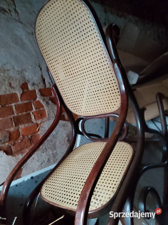 Fotel bujany Thonet Piękny stan Choszczno