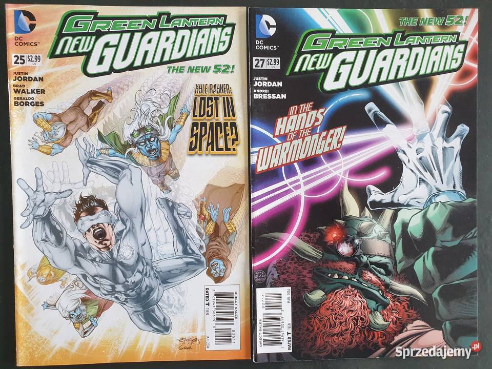 Green Lantern Guardians 19 komiksów DC USA Amerykańskie Gdynia