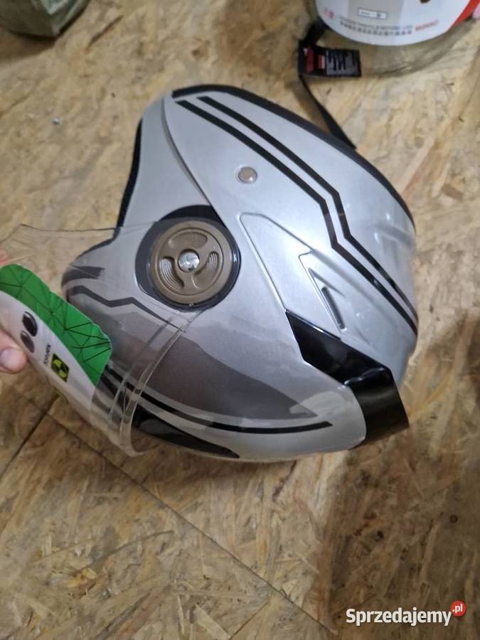 Kask skuter czarny różowy biały popielaty helmet Głogowa
