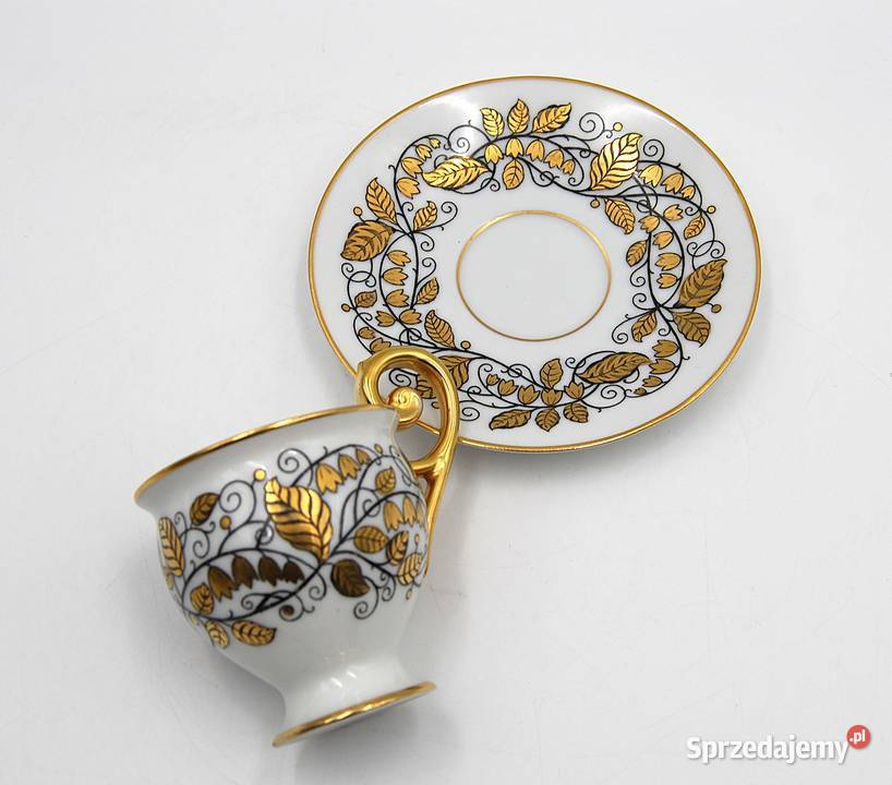 Filiżanka do mokki Jger Co art nouveau wielkopolskie Poznań