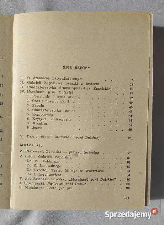 Moralność Pani Dulskiej Biblioteka analiz literaturoznawstwo Hajnówka